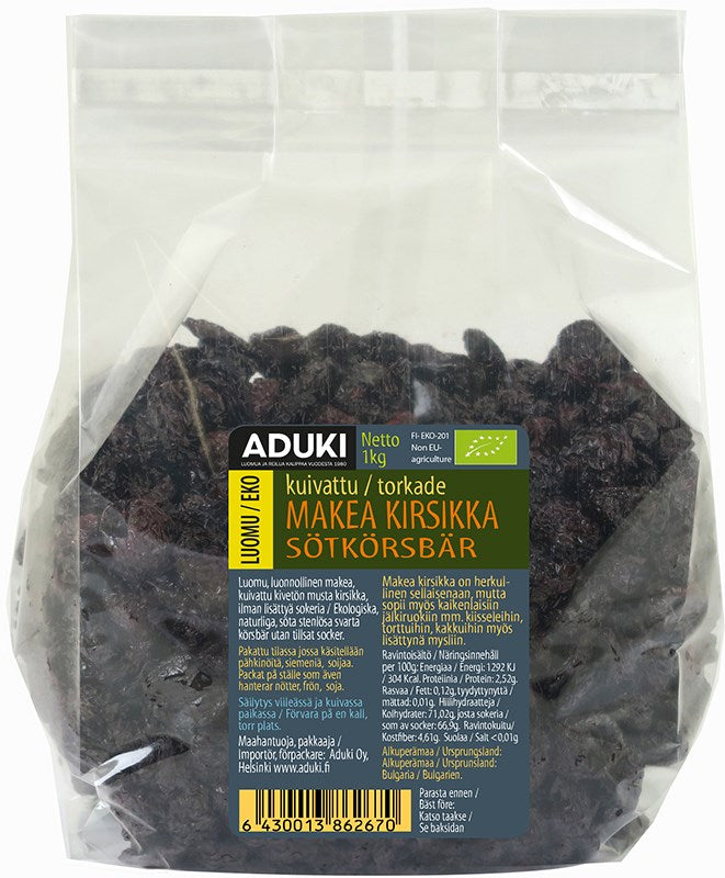 Torkade Sötkörsbär 1000g

