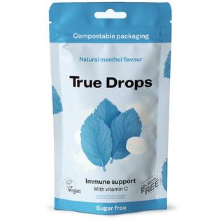 True Drops Halspastill Menthol + C-vitamin 70g