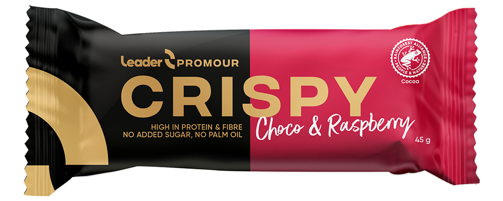 Leader Promour Crispy Milk Choco & Rasberry 45g