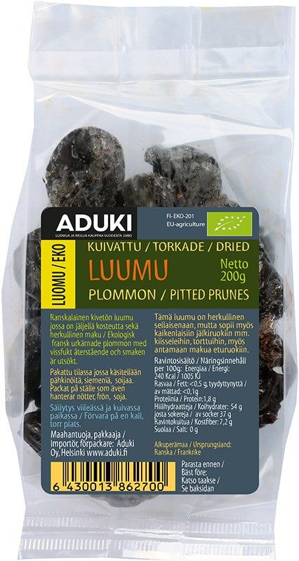 Ekologiska plommon 200g