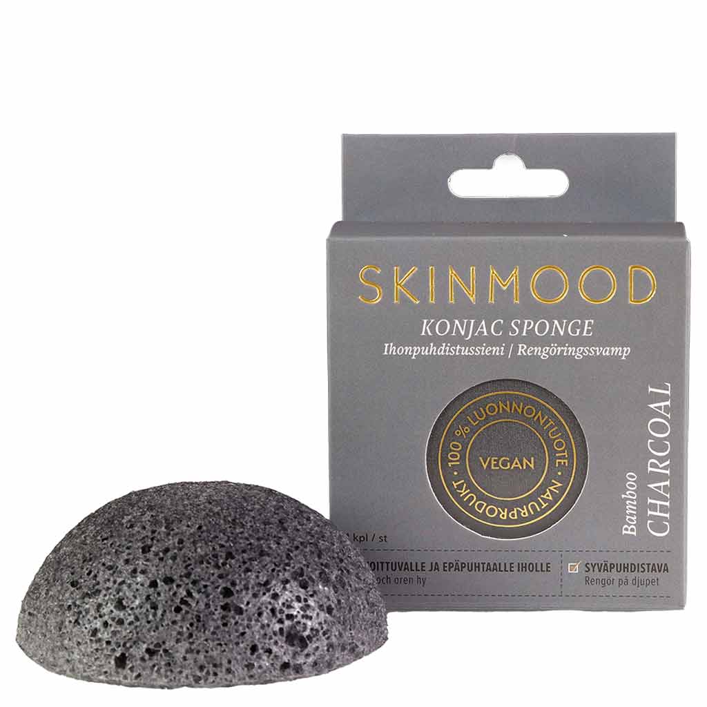 SkinMood Konjac Bamboo Facial Sponge Oily Skin