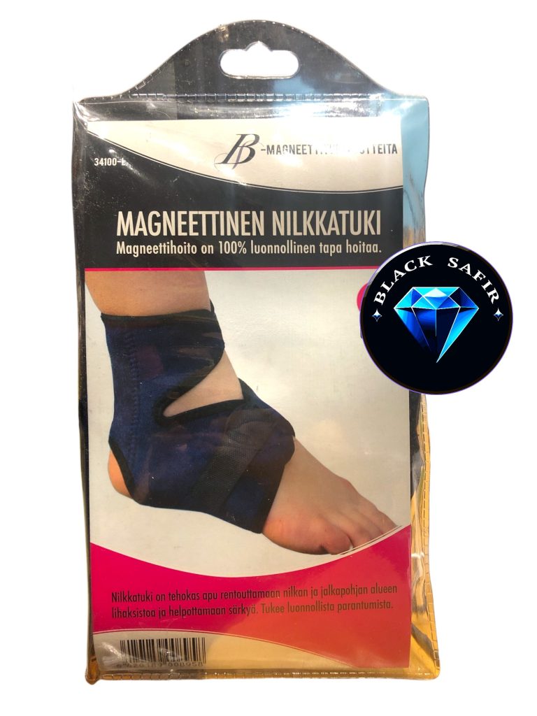 Black Safir Magnetisk fotledsstöd