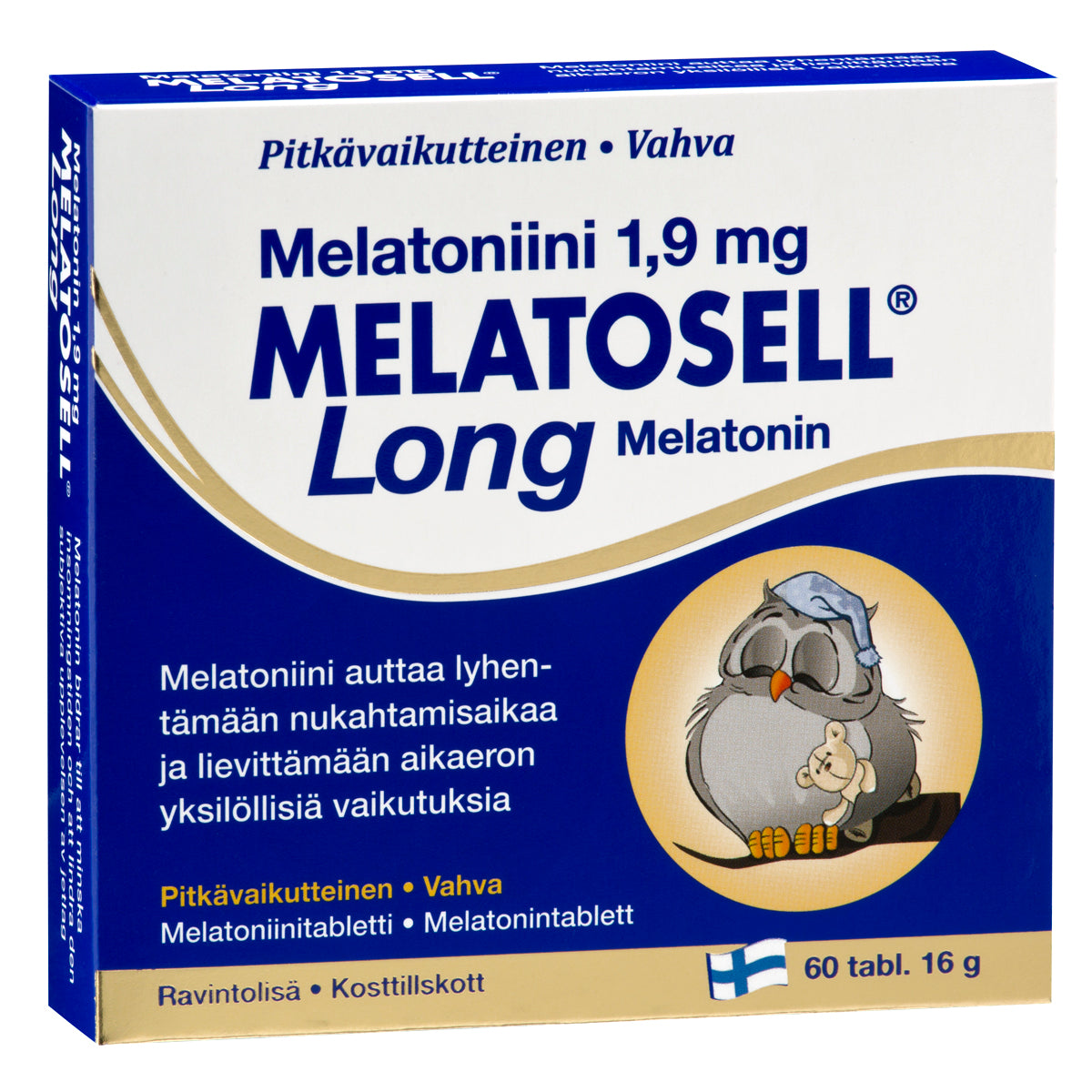 Melatosell Melatoniini 1,9mg Long