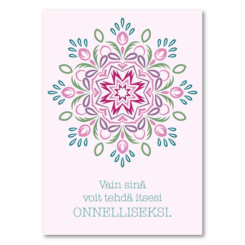 Tankeväckande vykort Bara du