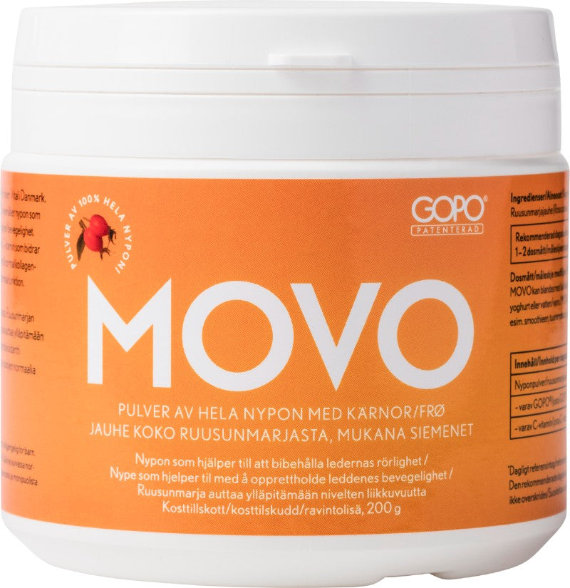 Movo Ruusunmarjajauhe 200g