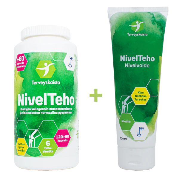 NivelTeho 180 kapslar + NivelTeho ledkräm 120 ml ERBJUDANDE!