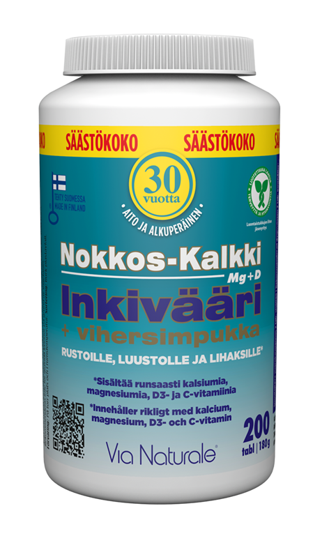 Nässla-Kalk-Ingefära 200 tabletter