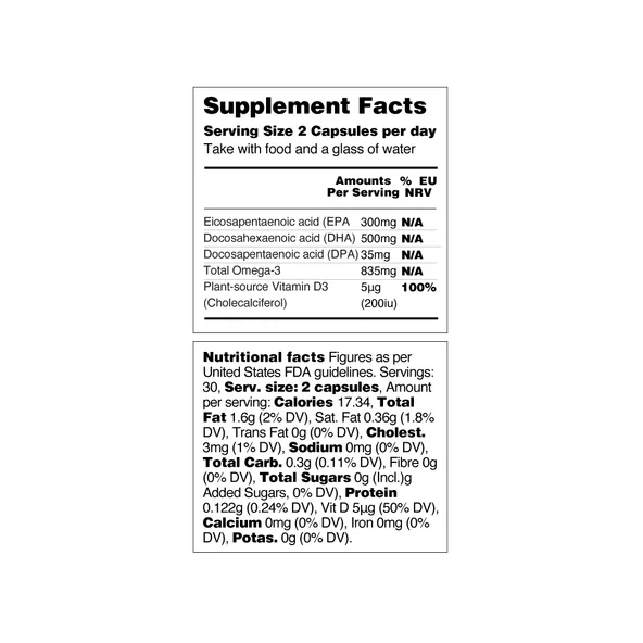 Opti3 Omega3 EPA & DHA 60kps.
