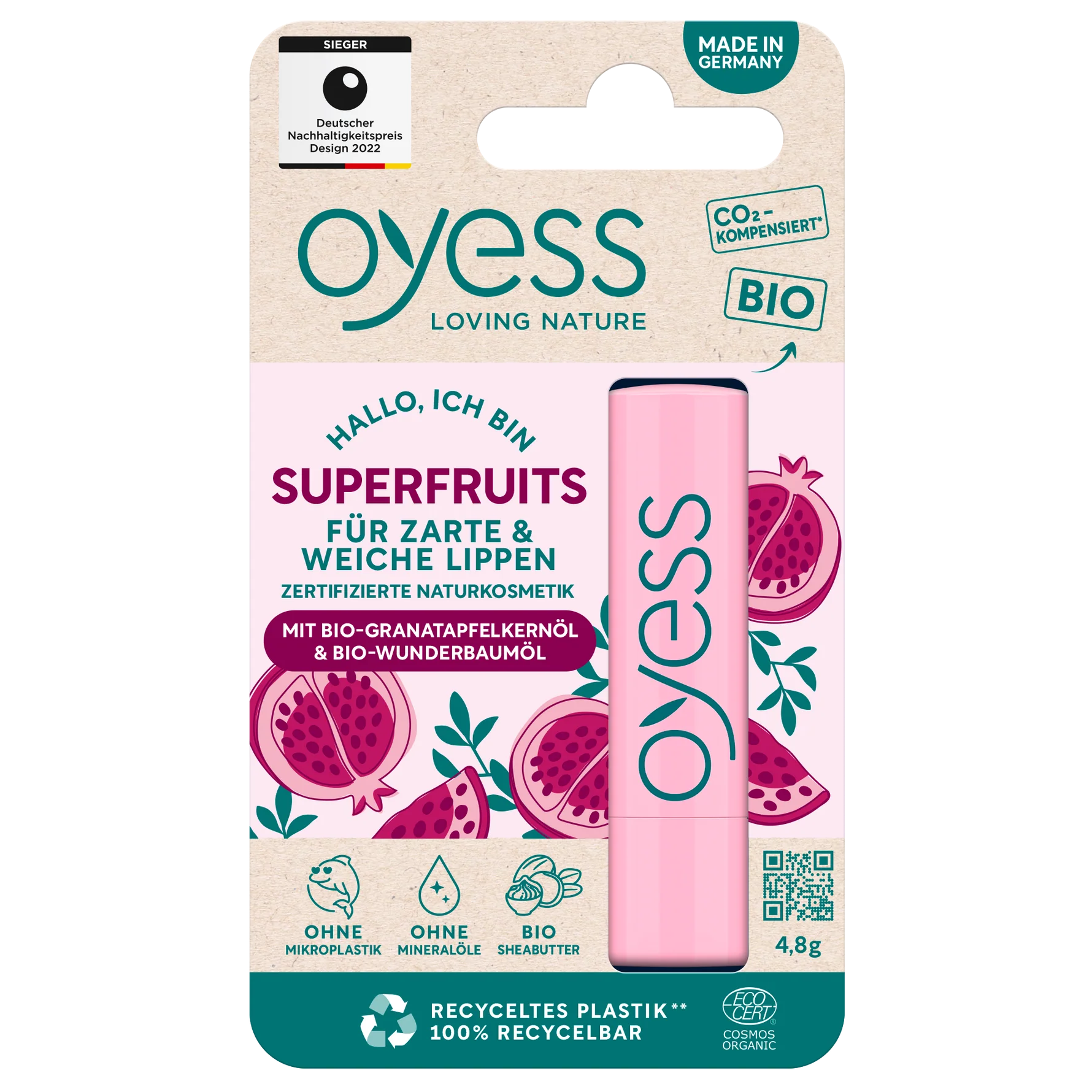 Oyess Läppcerat Superfruits