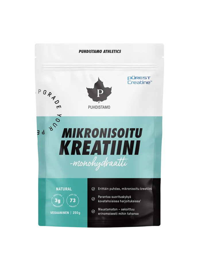 Athletics Mikronisoitu Kreatiinimonohydraatti Pürest 250g