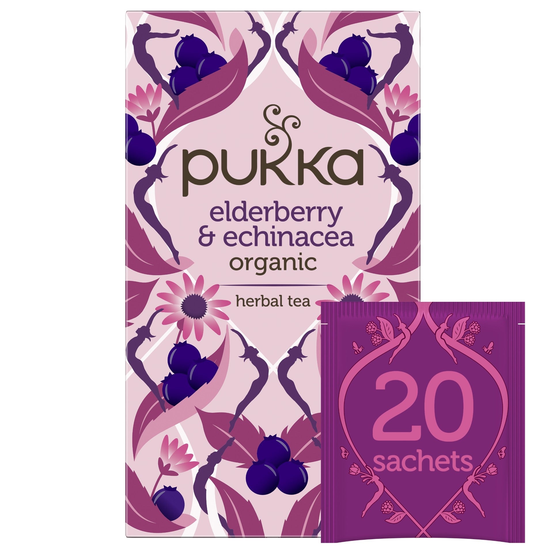 PUKKA Elderberry & Echinacea ( 4 x 20st) te