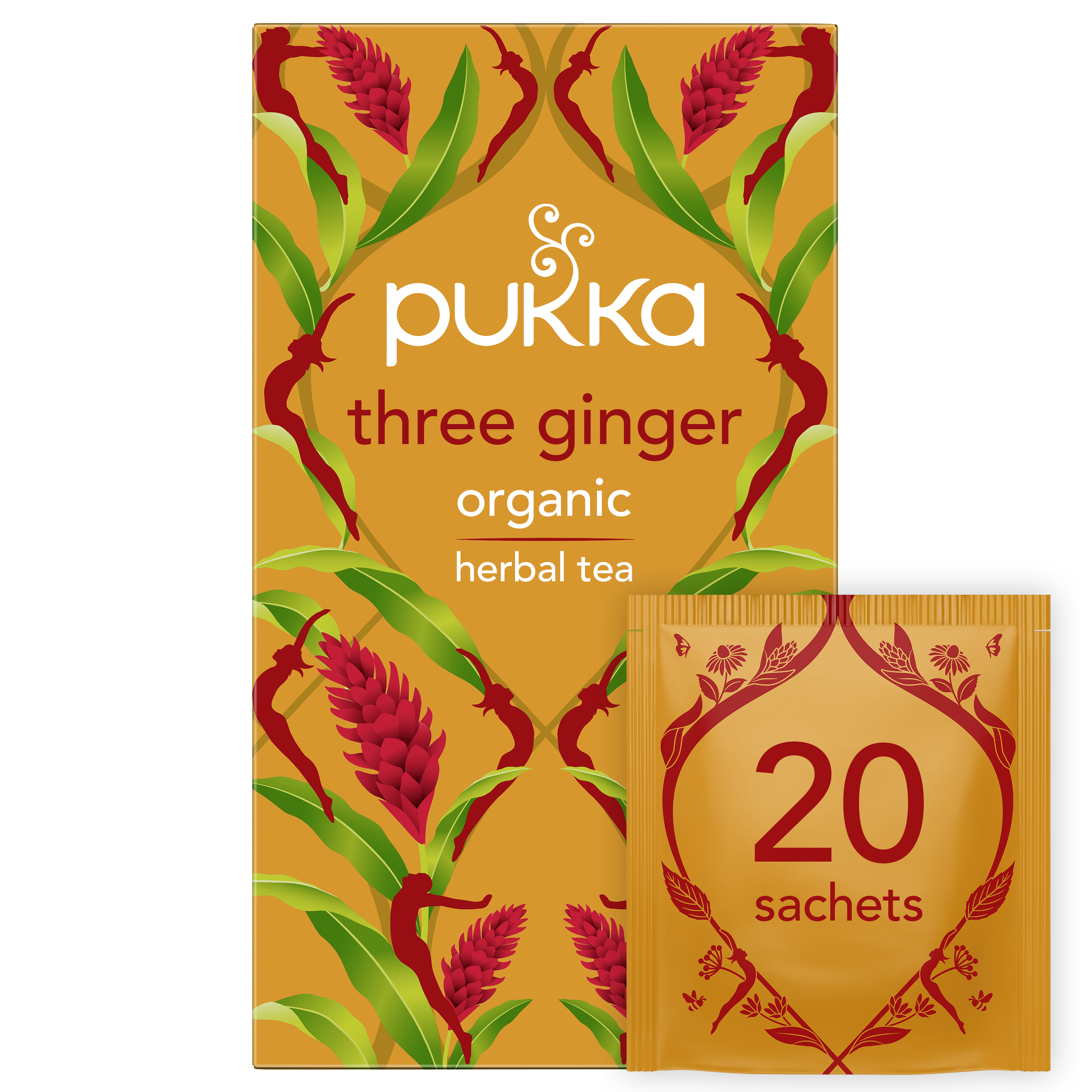 PUKKA Three Ginger 20 tepåsar 
