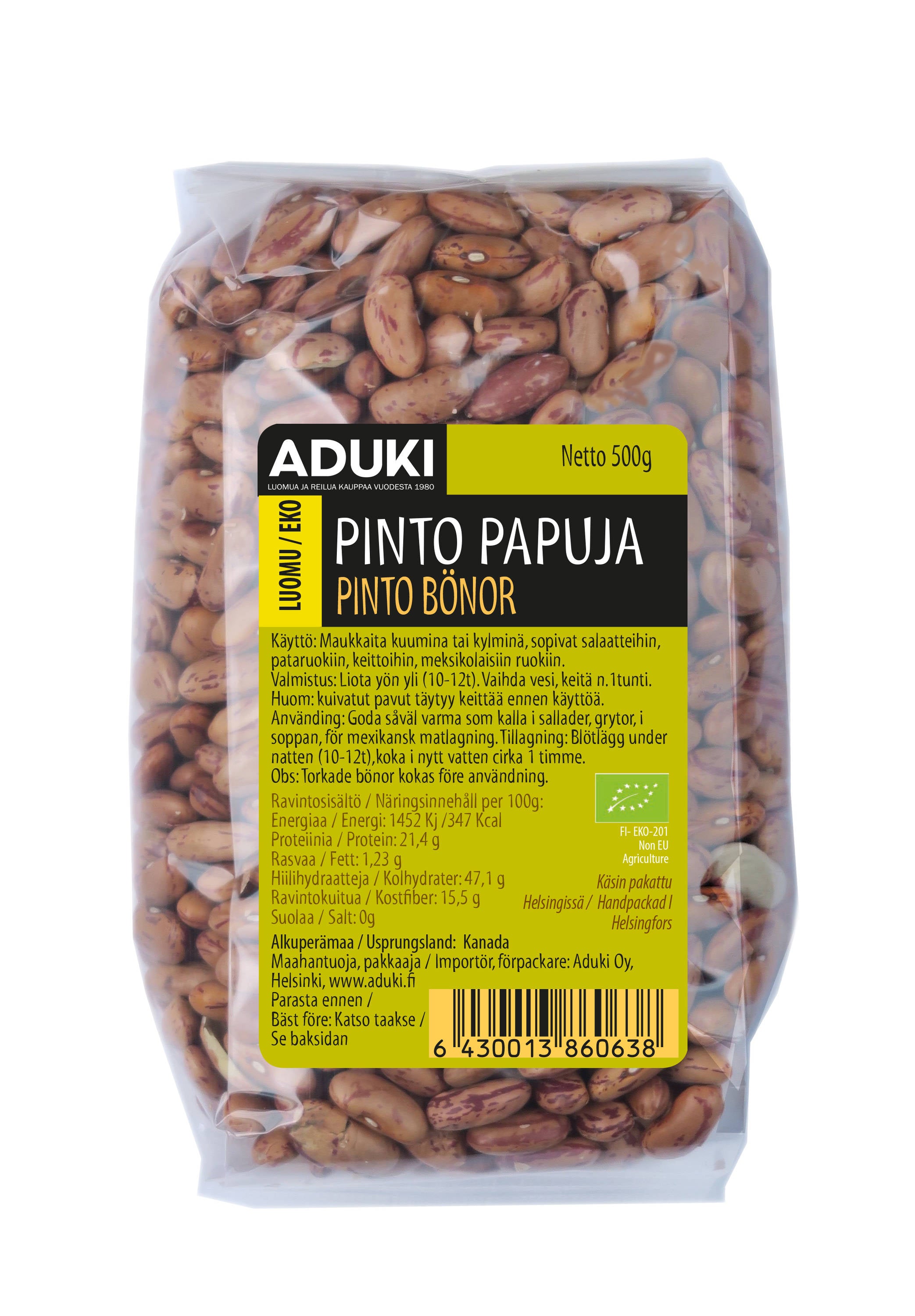 Ekologiska pinto bönor 500g