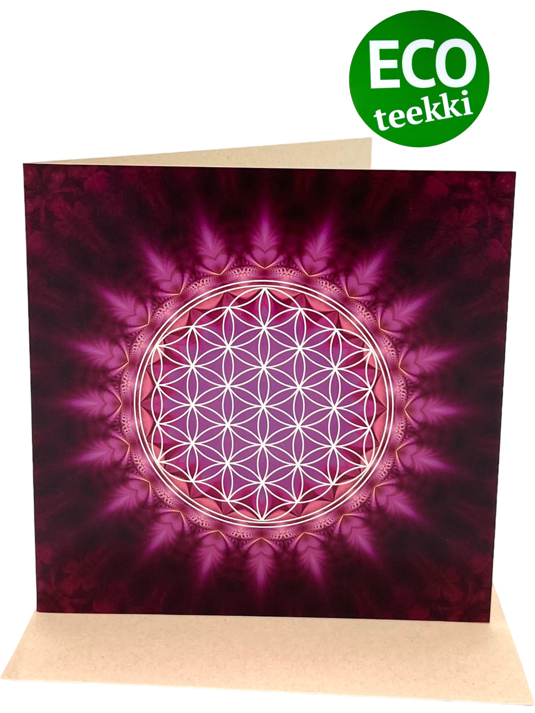 Postikortti Elämänkukka + kuori