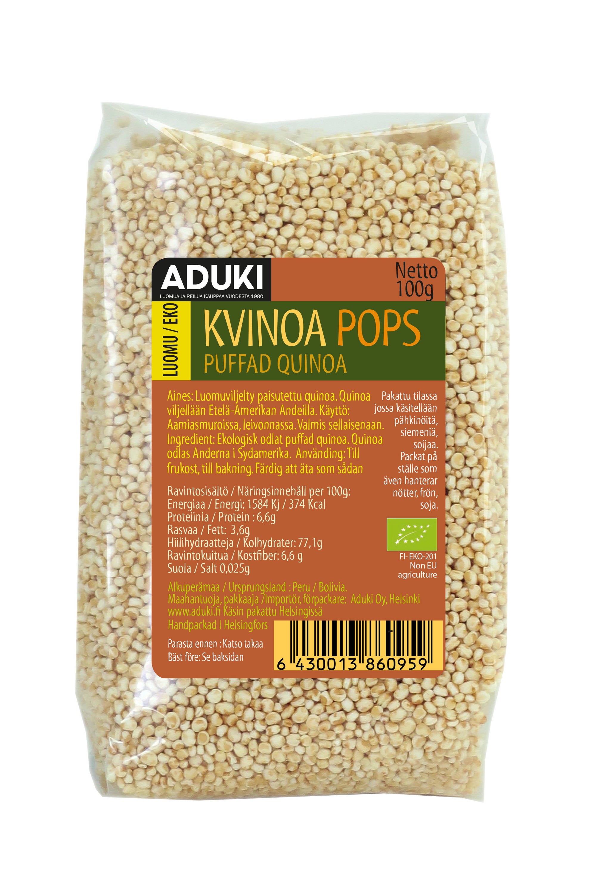 Quinoa pops (L) 100g