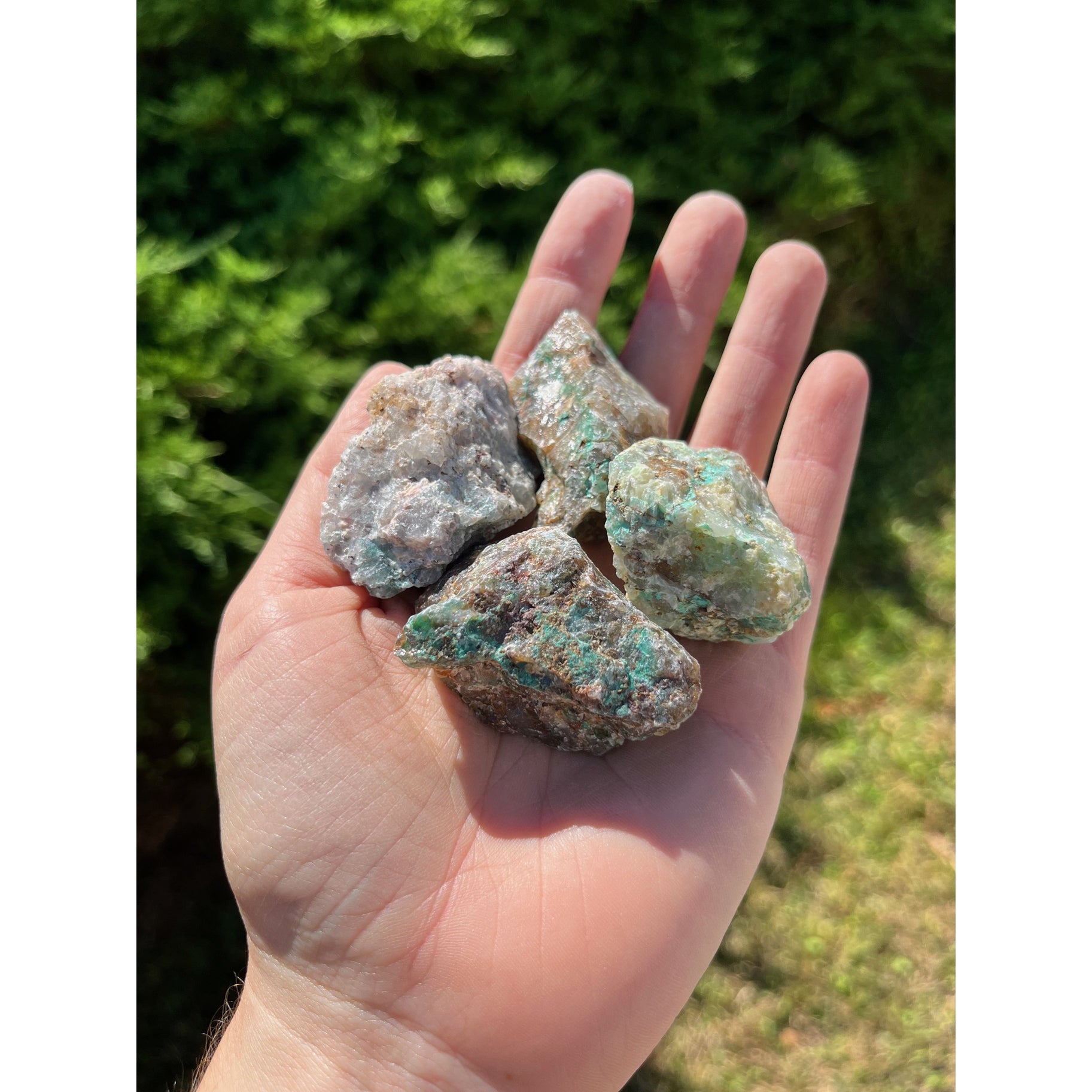 Raakakivi Crysocolla 3-5cm