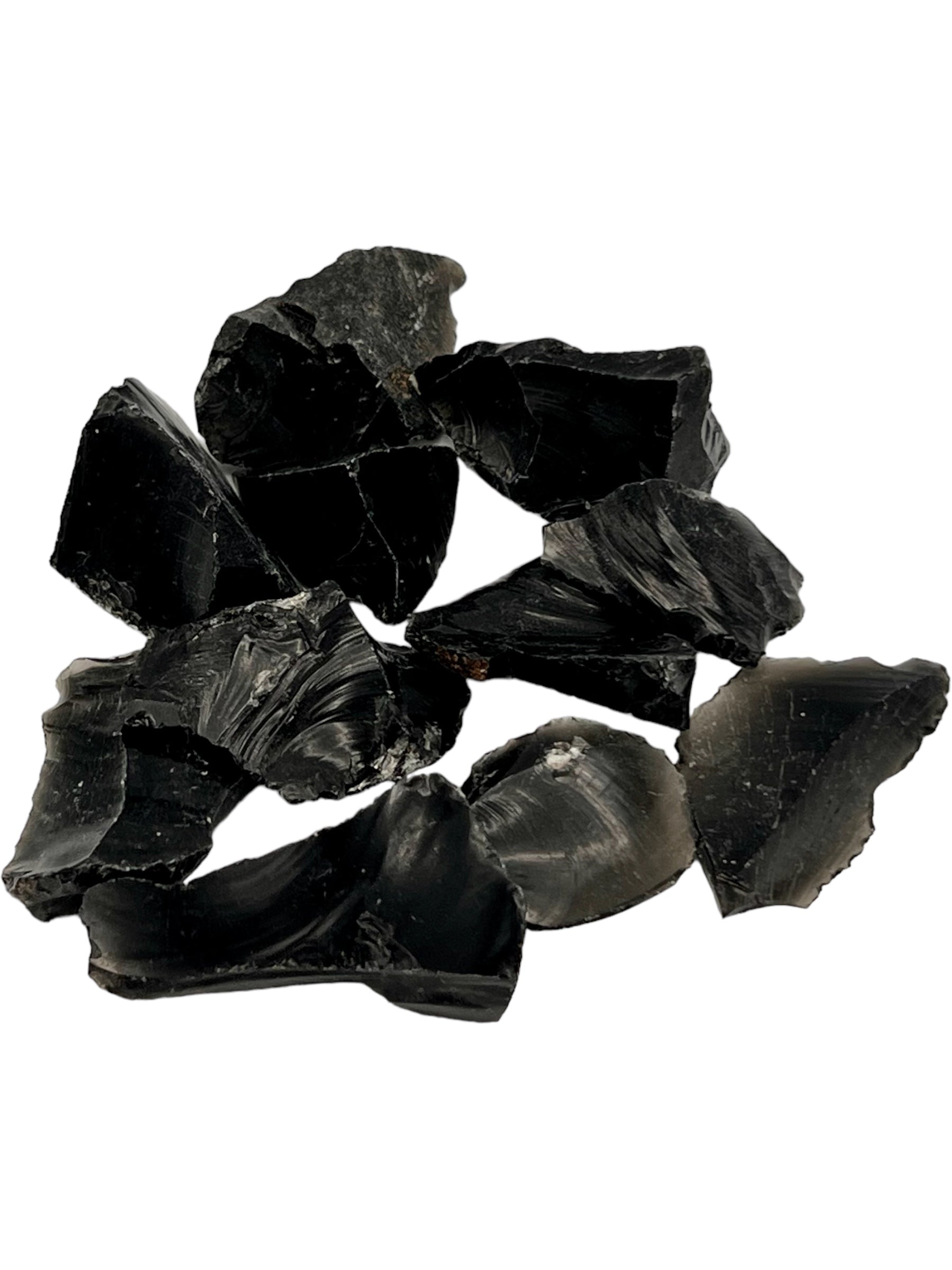 Obsidian, rå