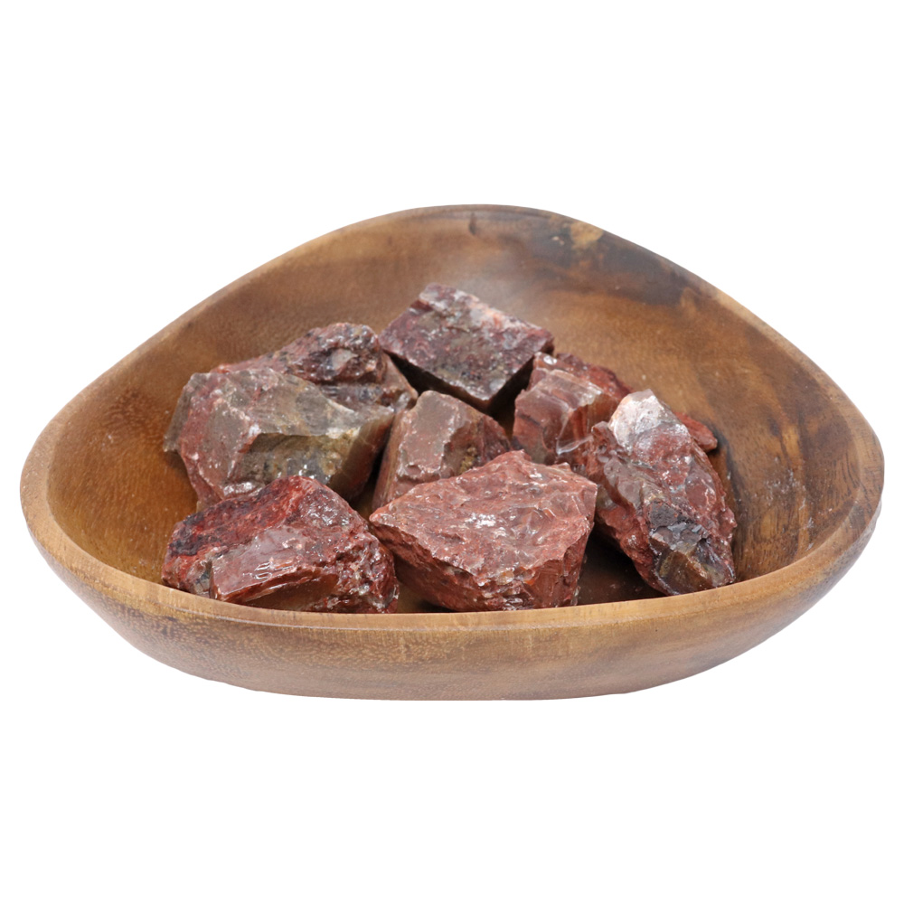 Råsten Röd Kalcit, 3-5cm