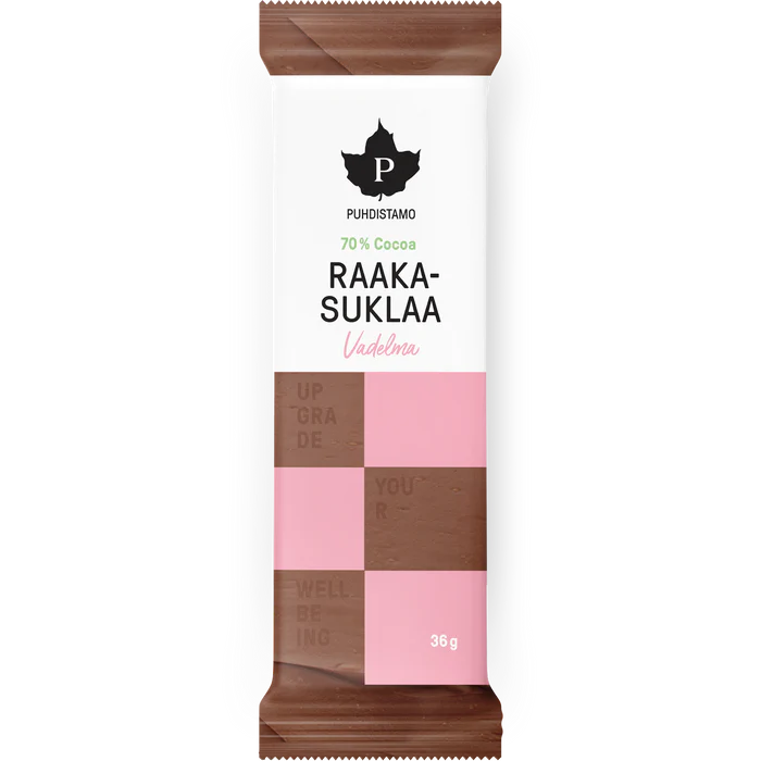 Raakasuklaa - Vadelma