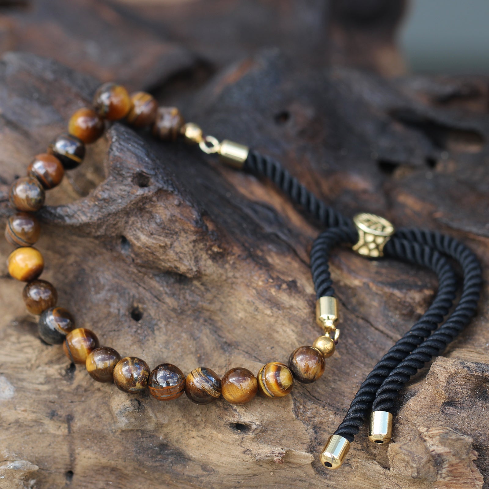 Tigeröga Armband, 18K Guld
