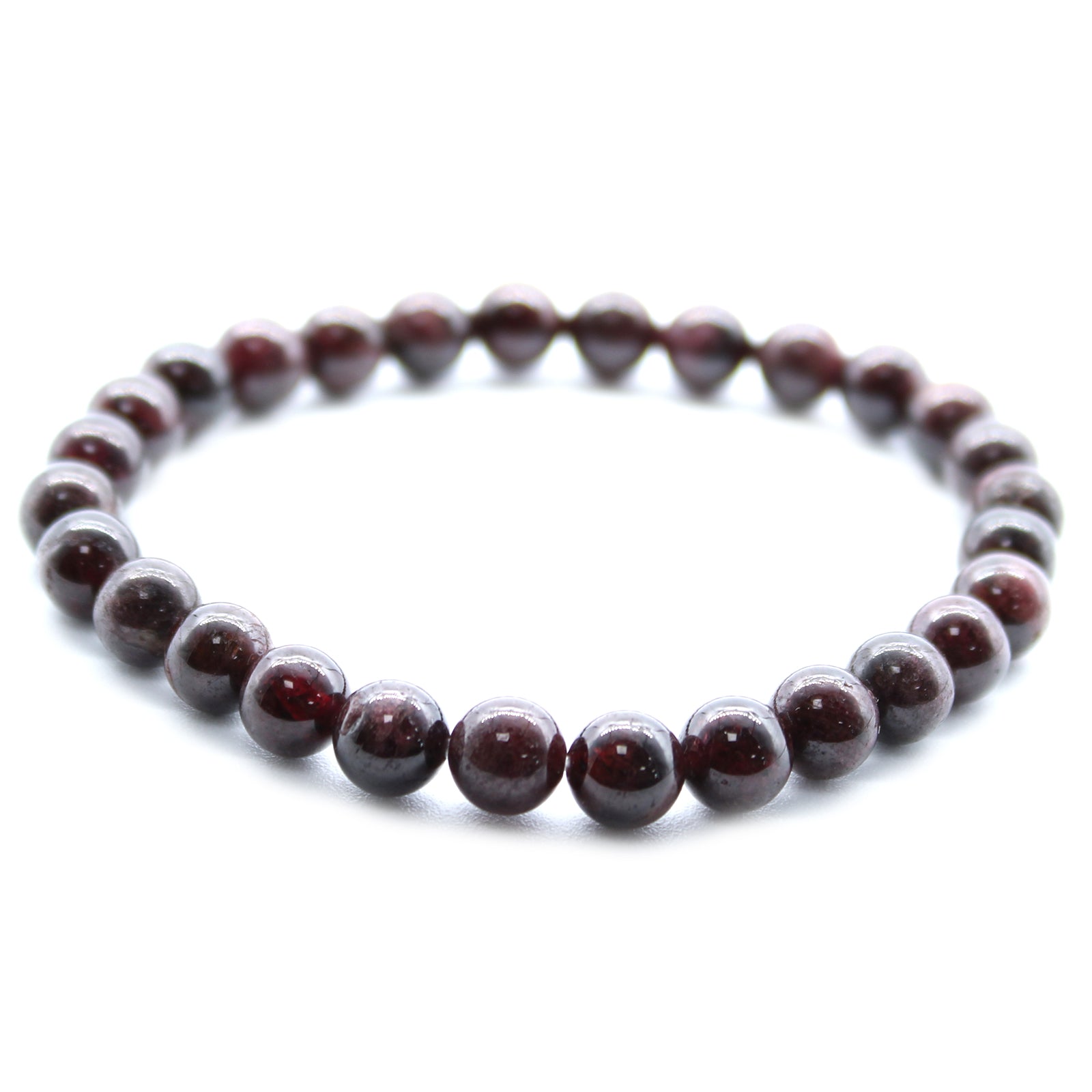 Granat kristallarmband | Mod, kärlek och livskraft