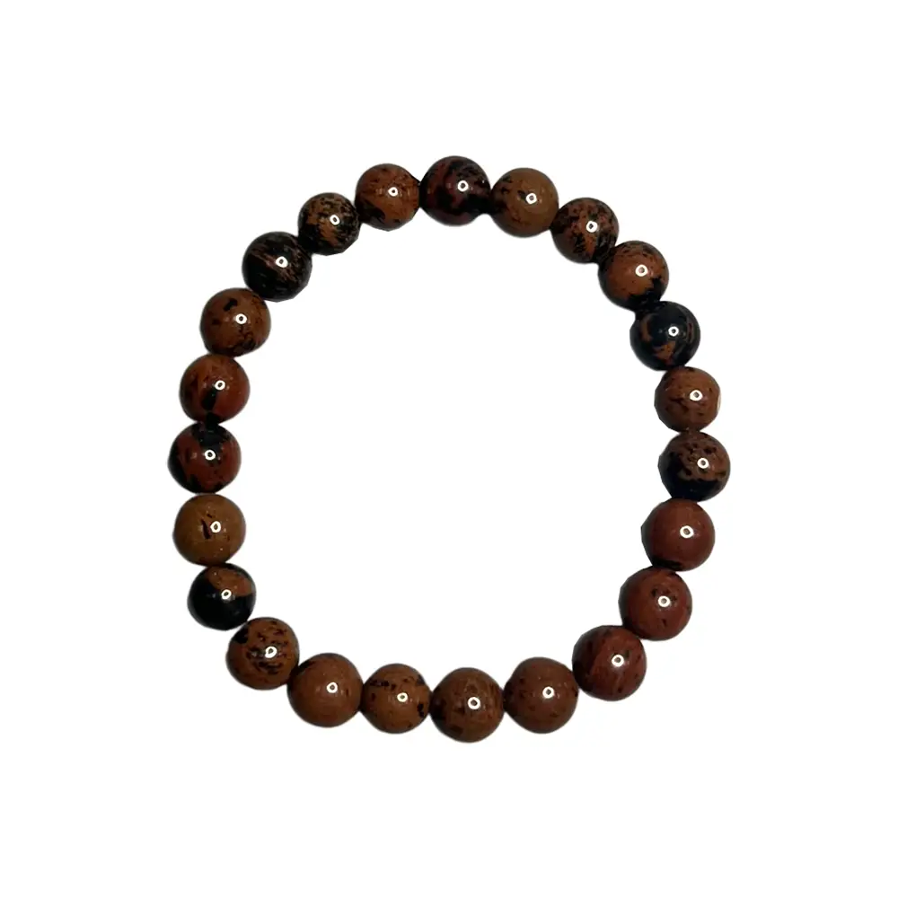 Armband 8 mm Mahognyobsidian
