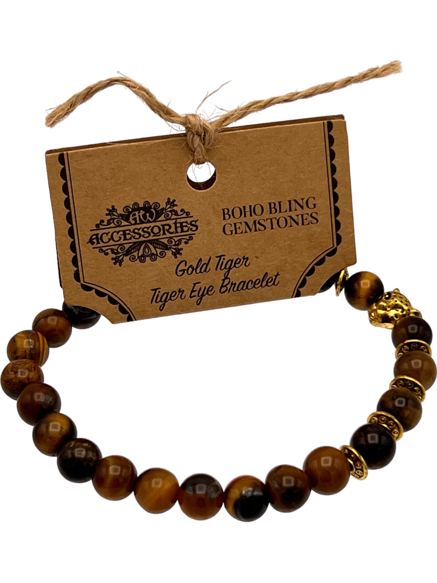 Gold Tiger - Tigeröga-armband