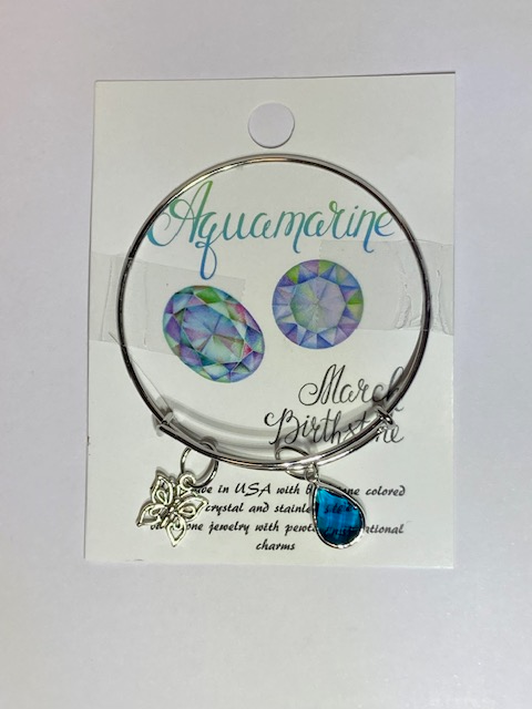 Armband Silver Mars - Akvamarin