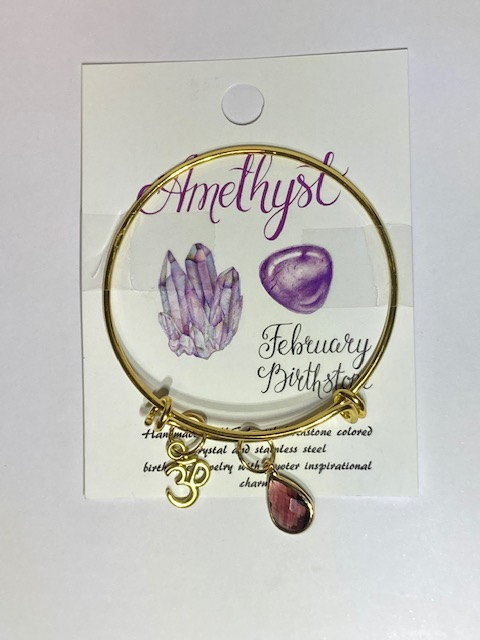 Armband Guld Februari - Ametist