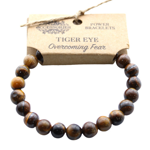 Armband Tigeröga 8mm