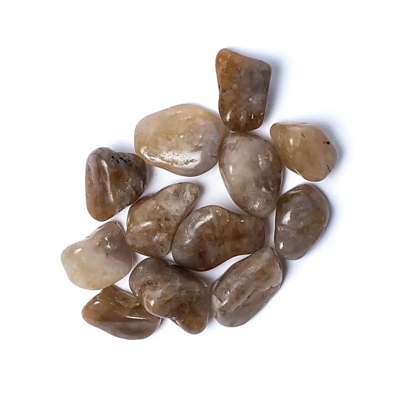 Äkta Citrin – Trumlad Kristall (3–4 cm)