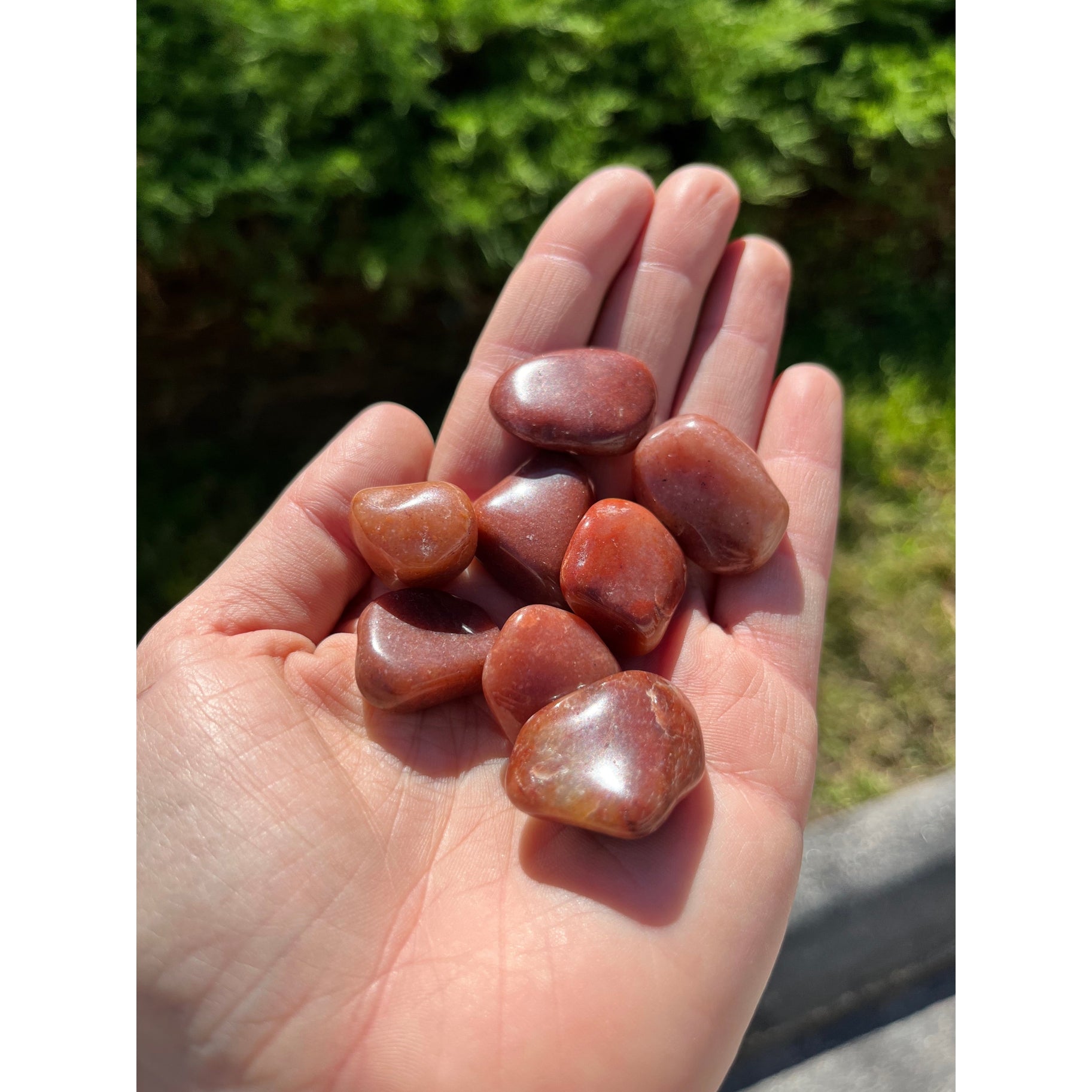 Polerad Röd Aventurin