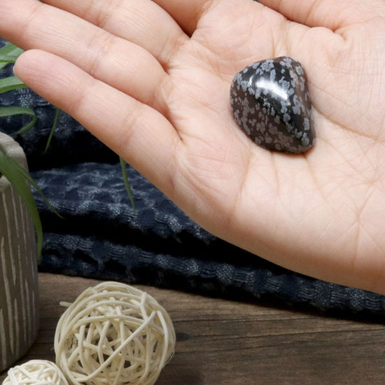 Trumlad Snowflake Obsidian