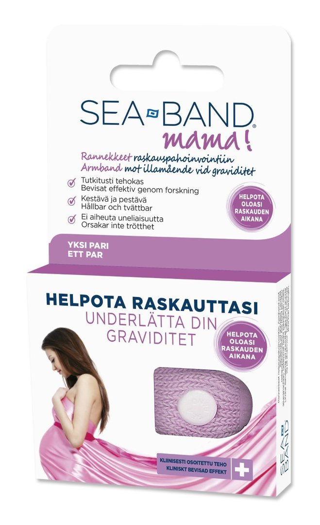 Sea-Band Mama! Pahoinvointirannekkeet