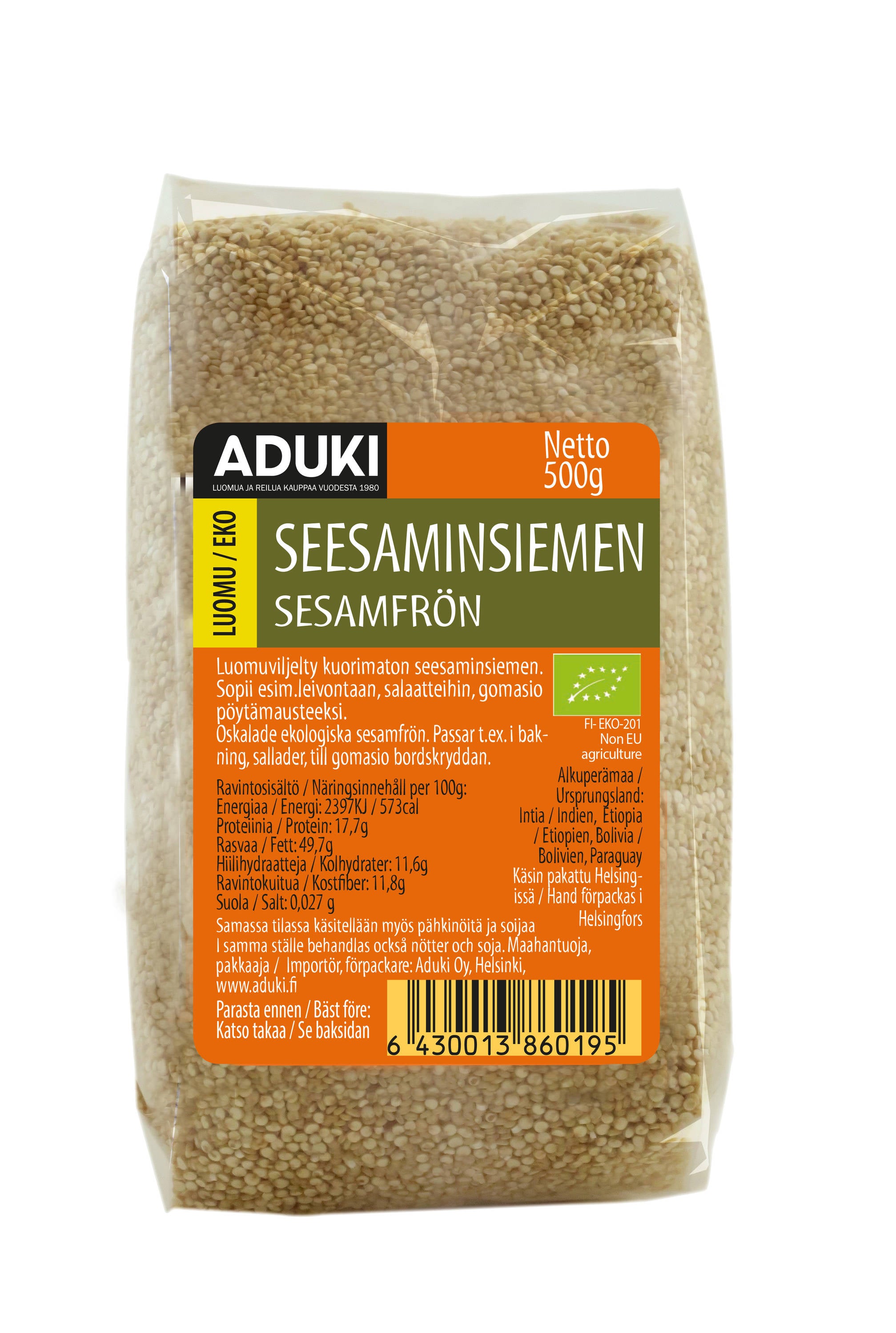 Ekologiska sesamfrön 500g