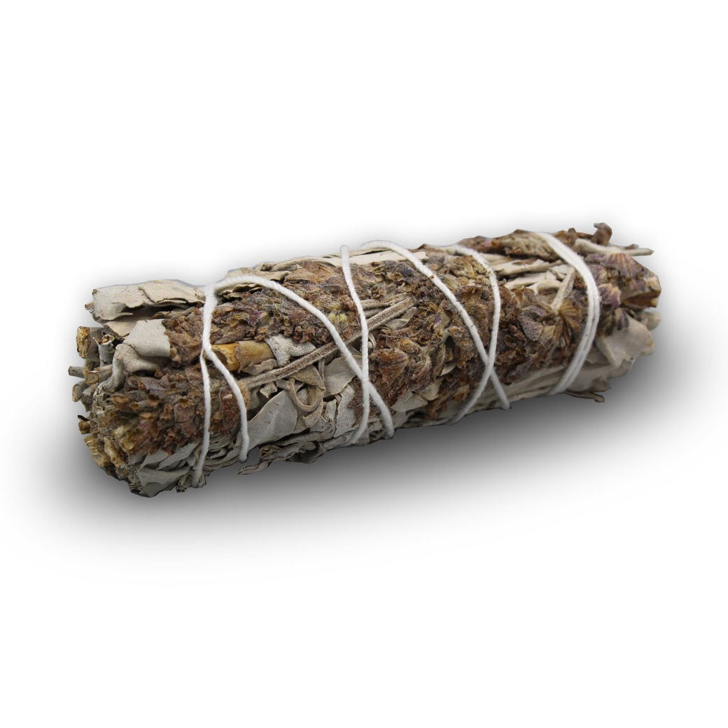 Smudge Stick Vit salvia & Lavendel 10cm
