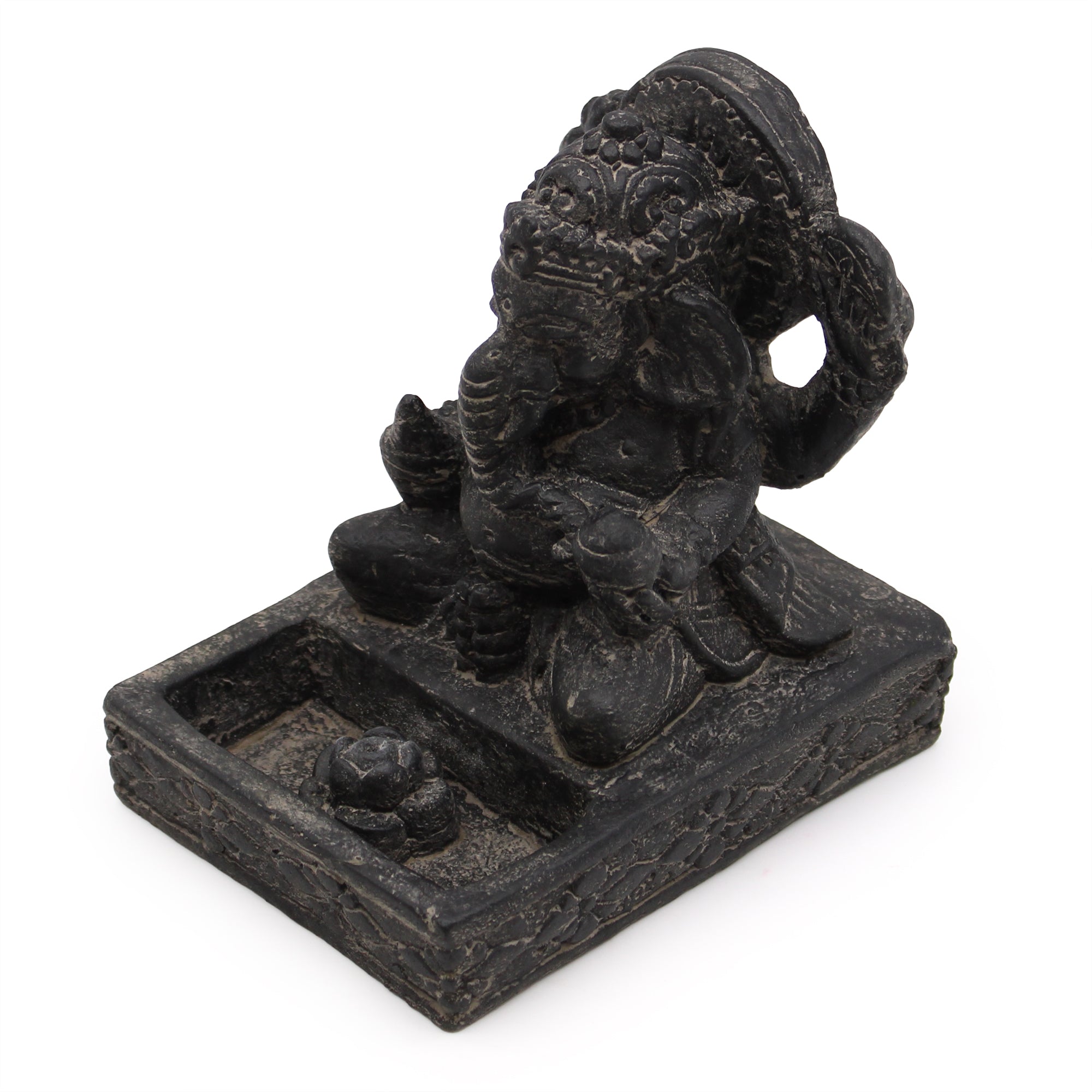 Suitsuketeline Ganesh - Black Antique