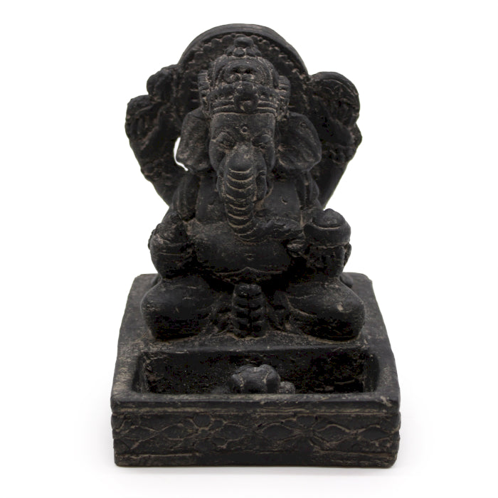Suitsuketeline Ganesh - Black Antique