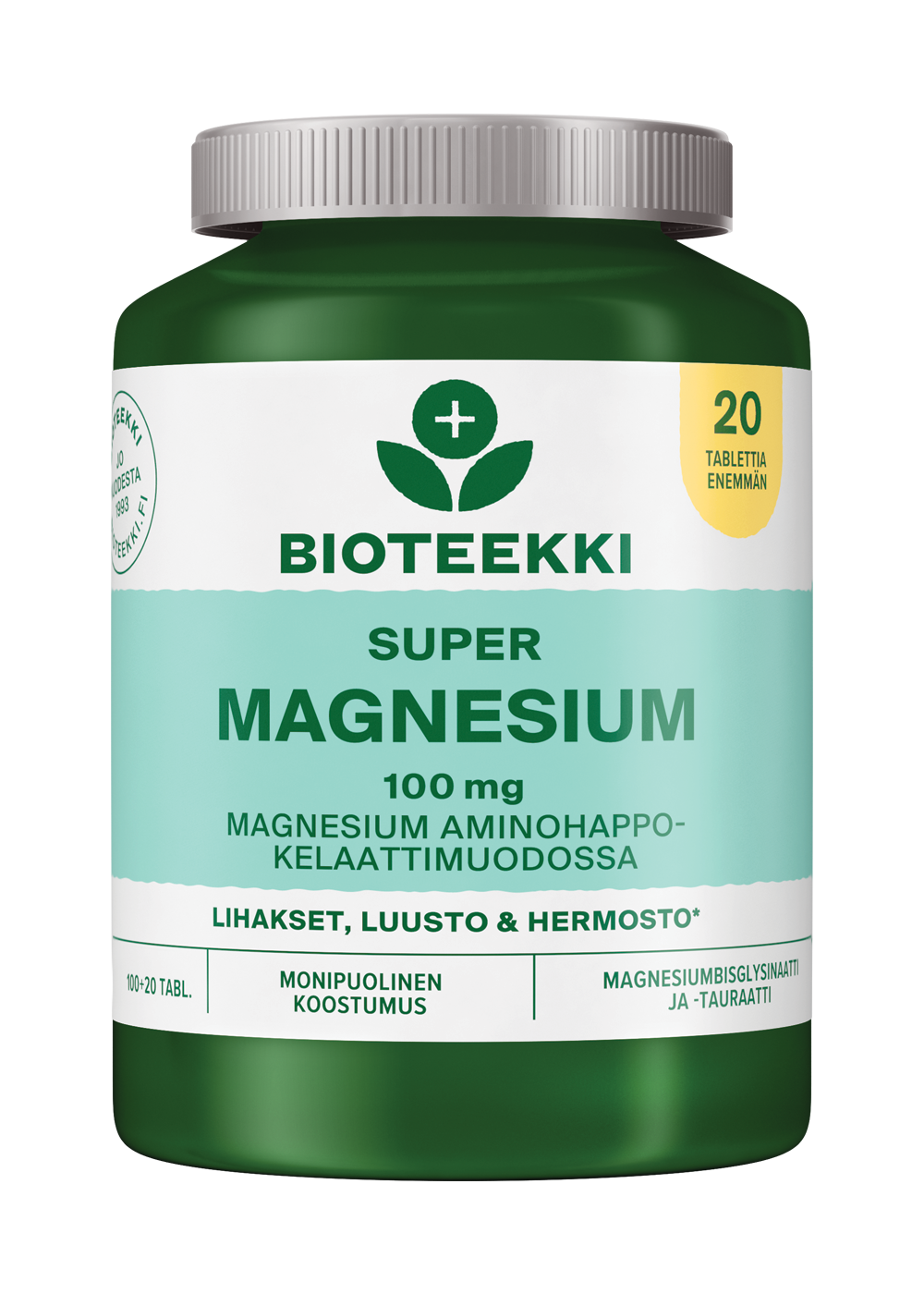 SUPER Magnesium 100+ 20tbl.