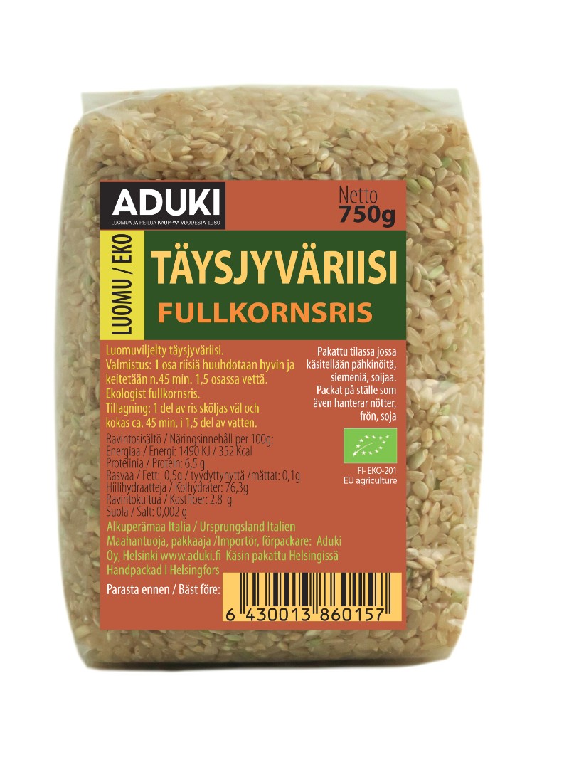 Ekologisk fullkornsris 750g