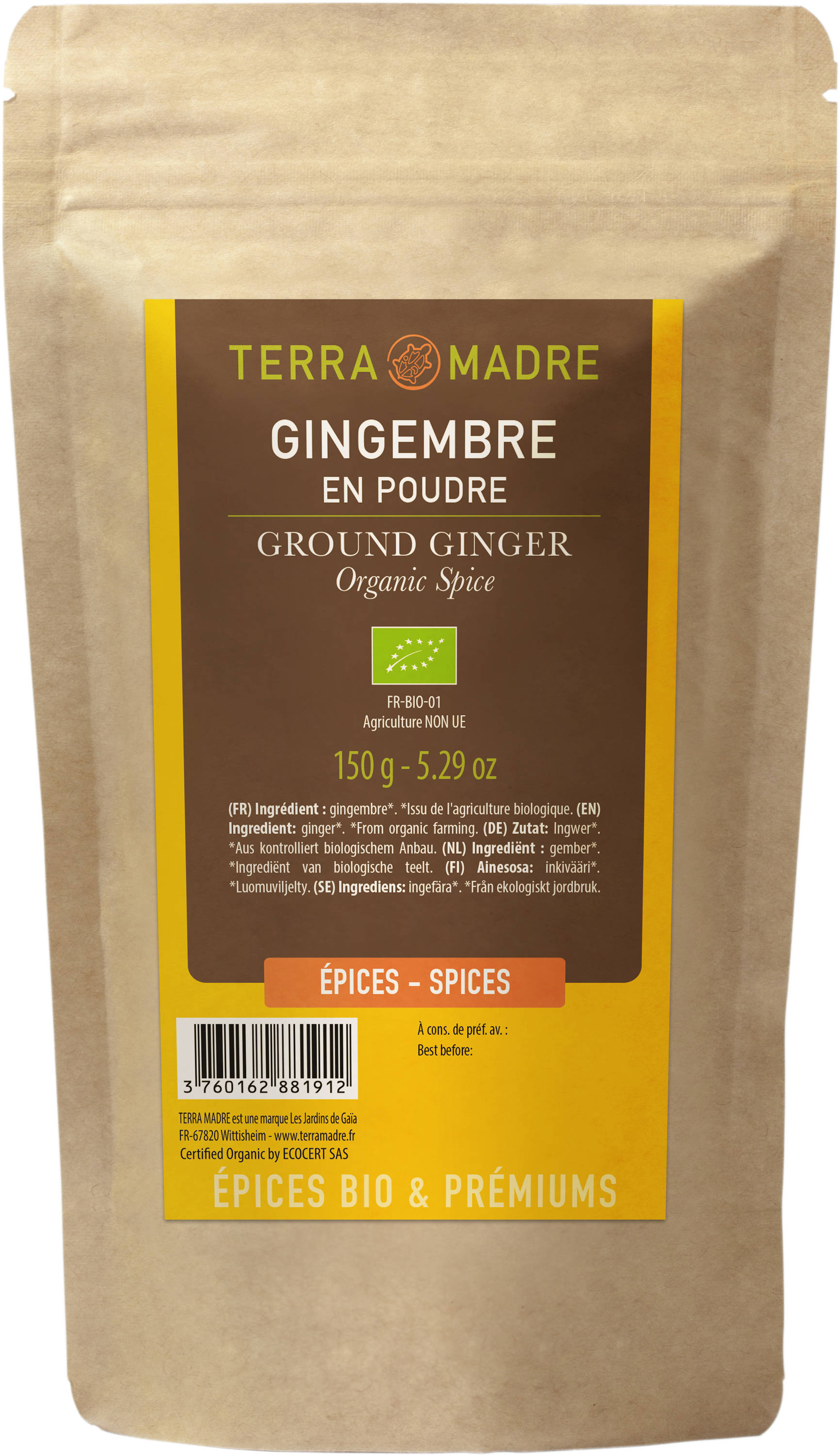 Terra Madre Ingefära 150g (L) refill