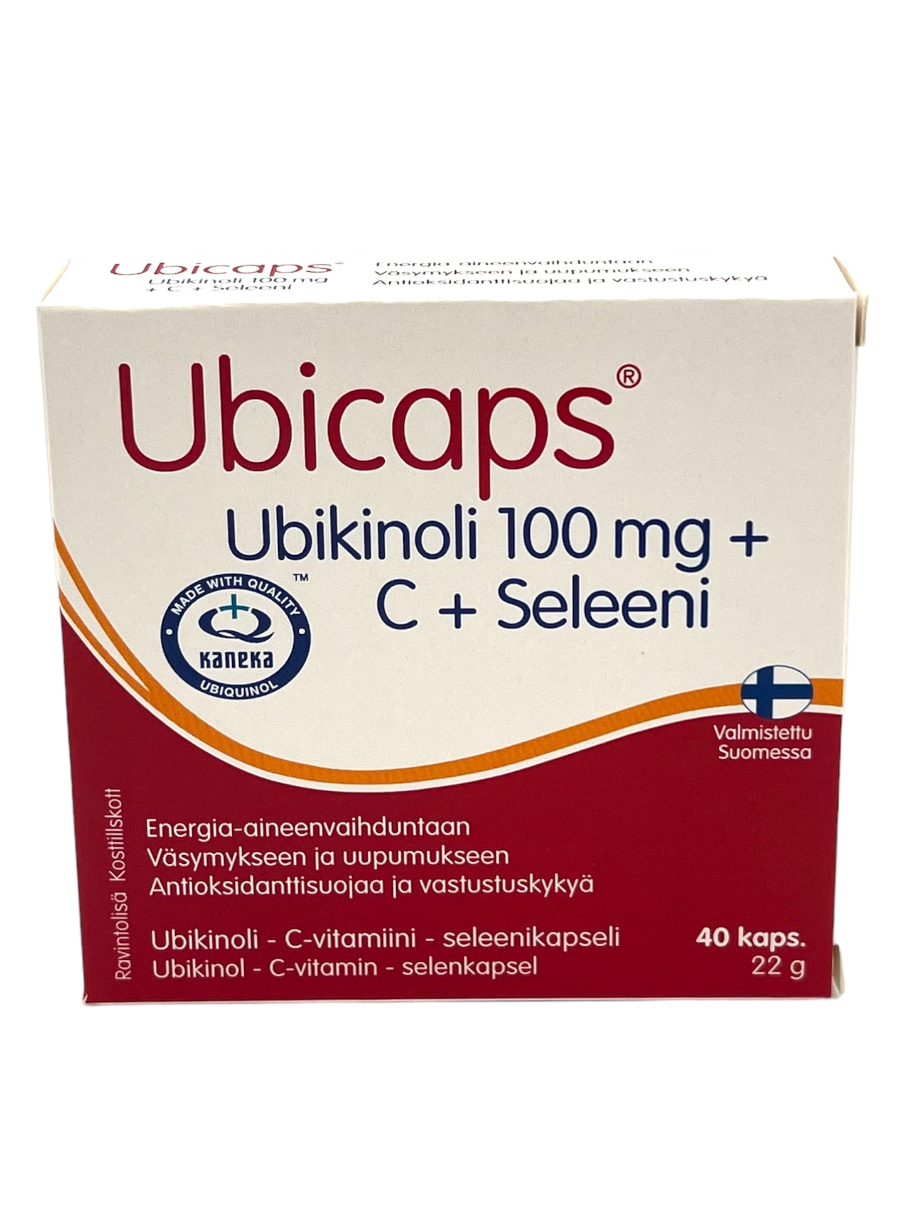 Ubicaps Ubiquinol 100mg +C+Selee 40 kaps