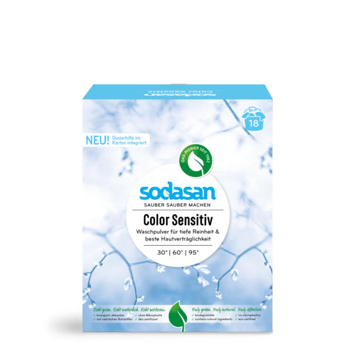 Sodasan Colour tvättpulver Sensitive 1,01kg