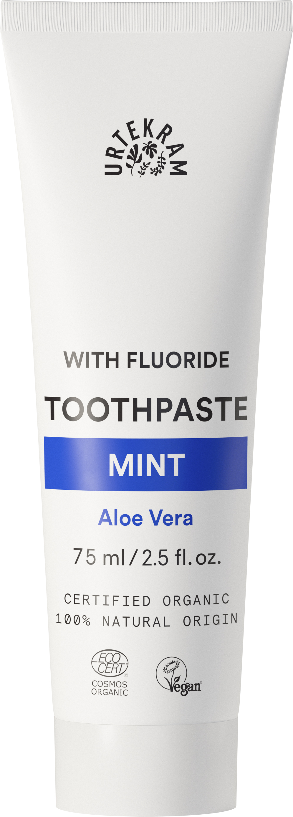 Urtekram Tandkräm Mint & Fluor 75ml