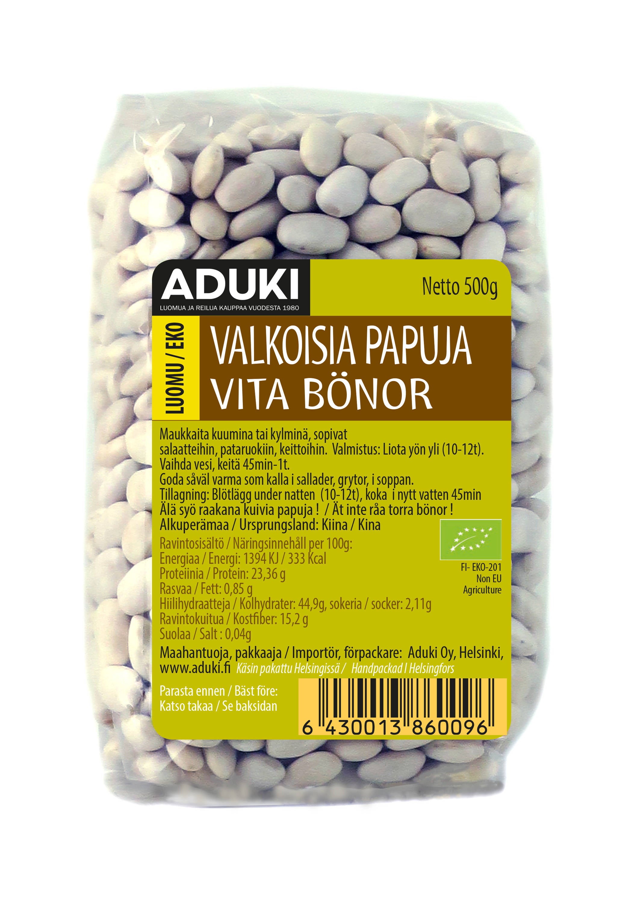 Ekologiska vita bönor 500g