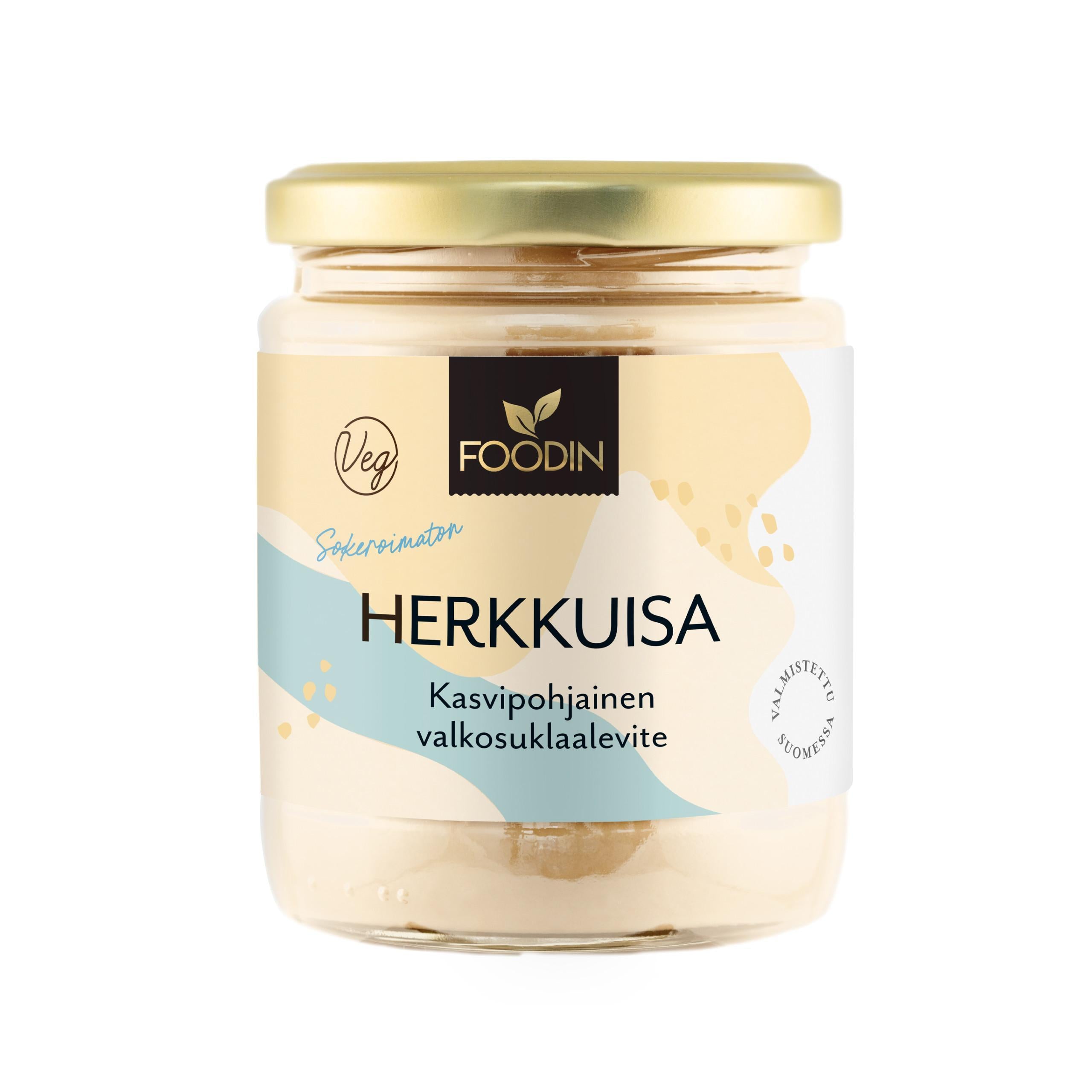 Valkosuklaa Herkkuisa,sokeroimaton 230g