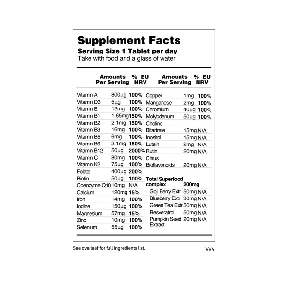 MultiVit Multivitamin 90tbl.