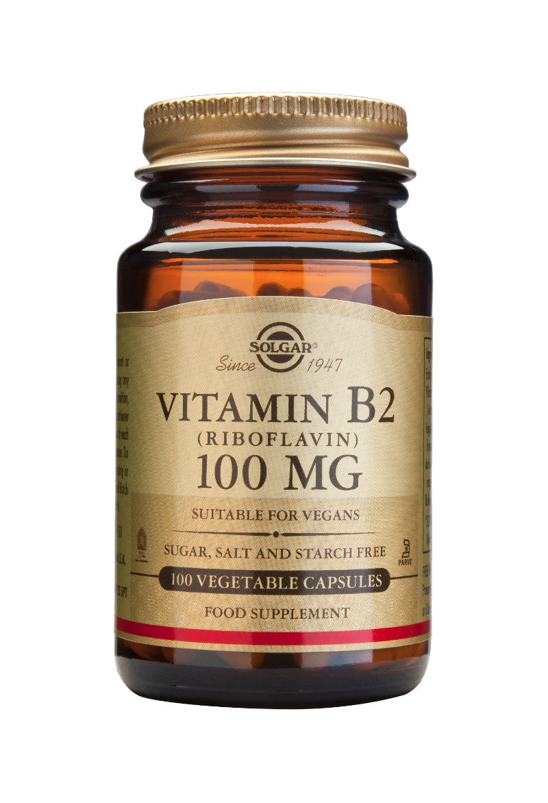 Vitamin B2 (Riboflaviini) 100mg 100kaps