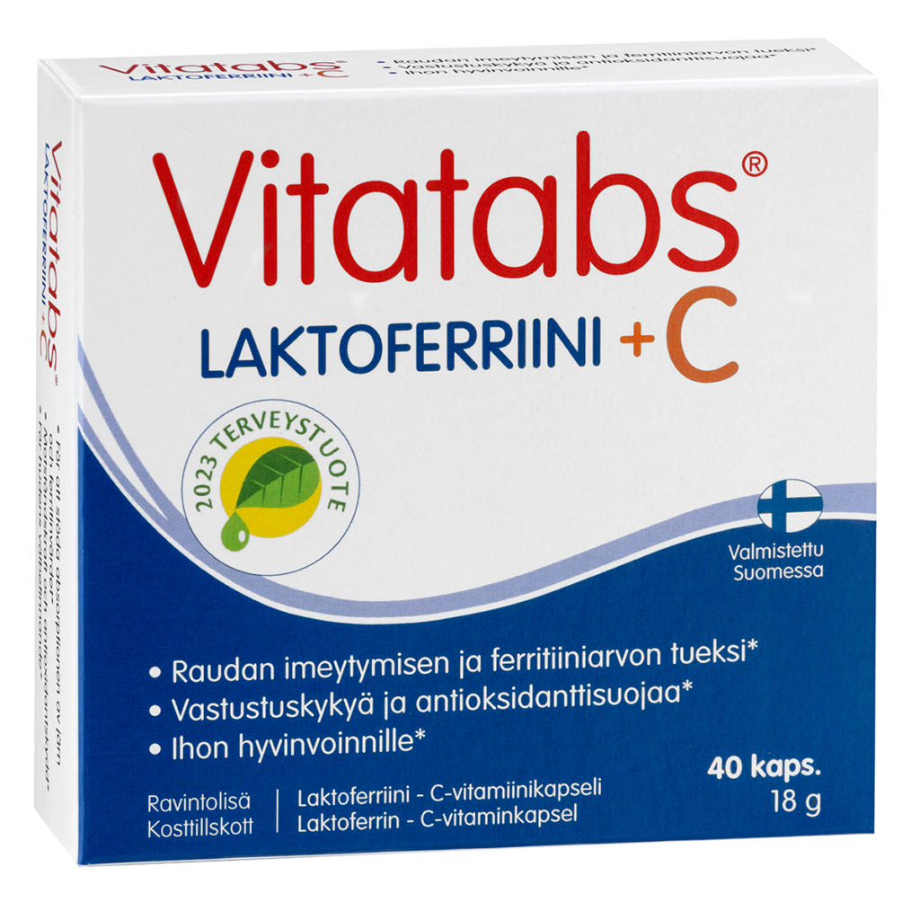 Vitatabs Laktoferriini + C 40kps.