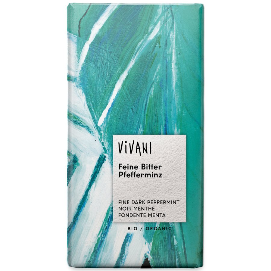 Vivani Tumma suklaa Piparminttu (L) 100g